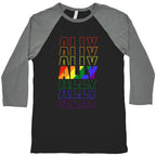 Ally LGBTQ Baseball Tee