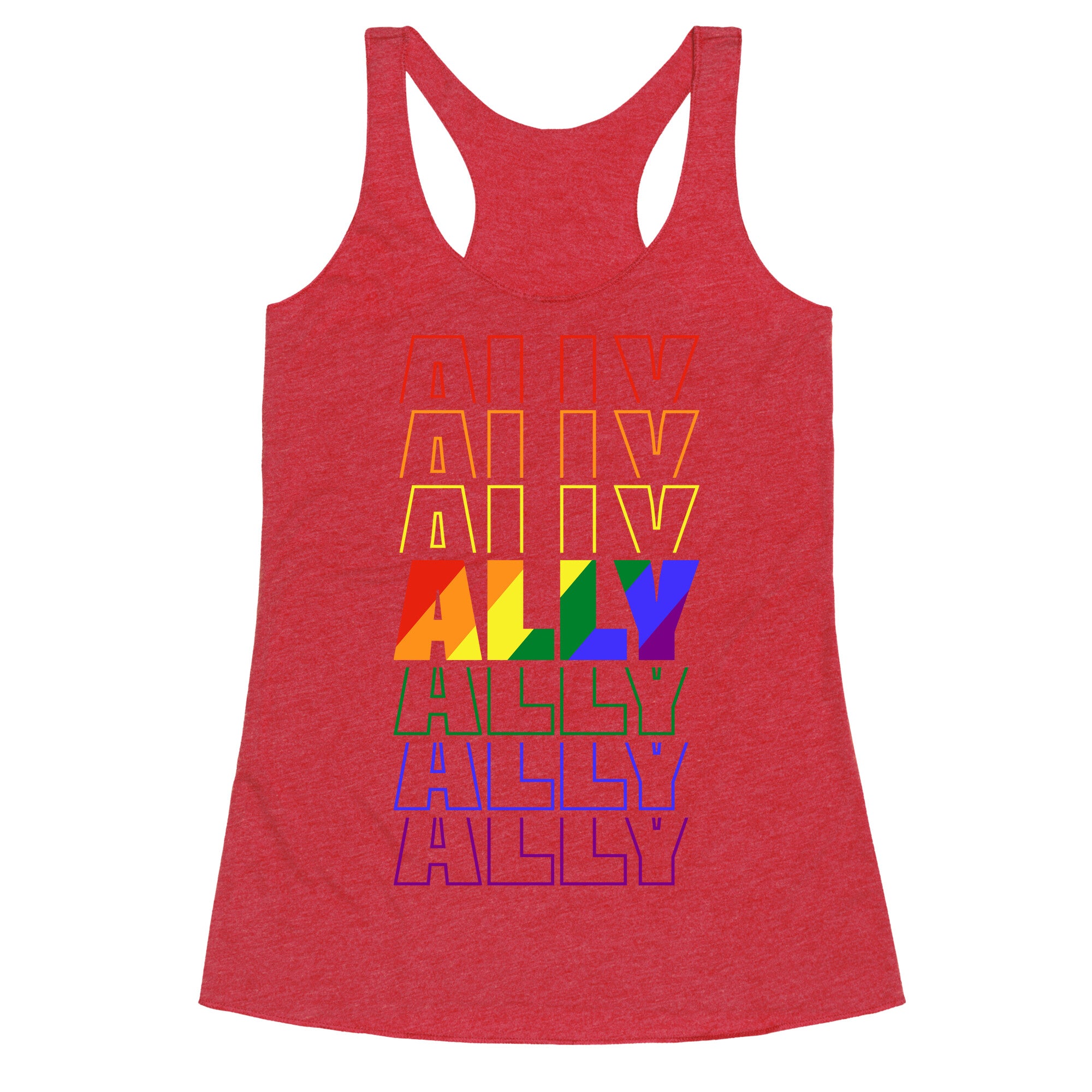 Ally LGBTQ Racerback Tank