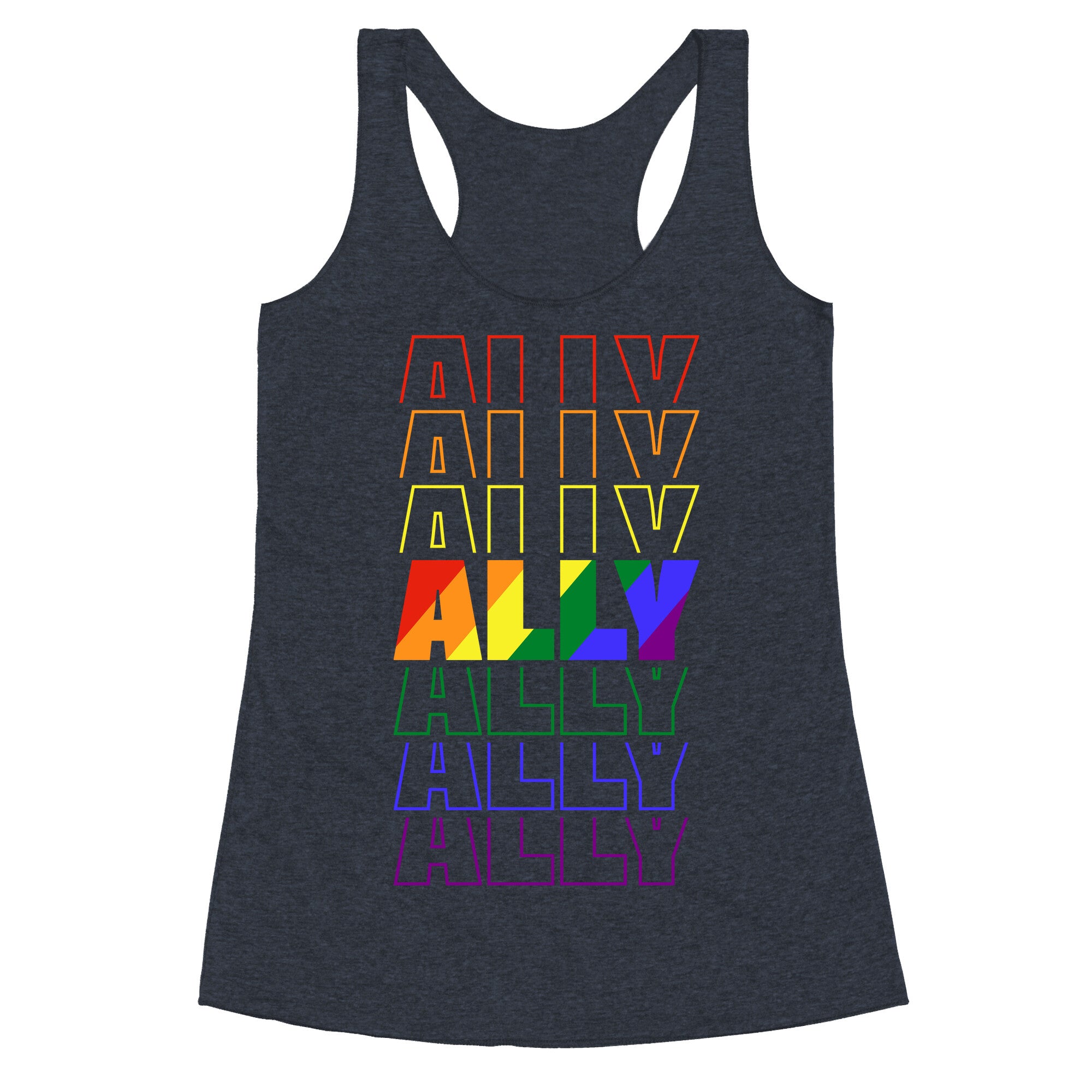 Ally LGBTQ Racerback Tank