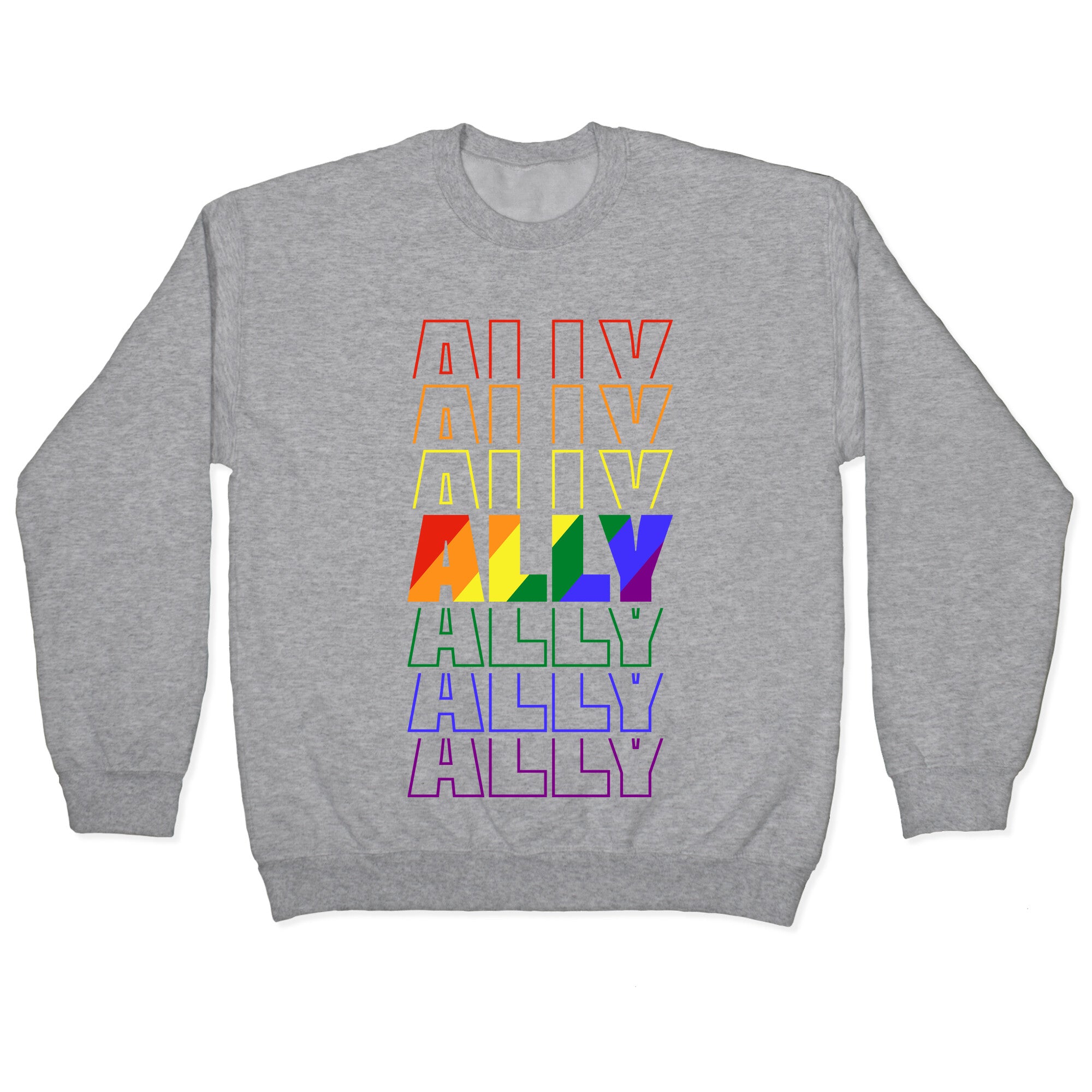 Ally LGBTQ Crewneck Sweatshirt