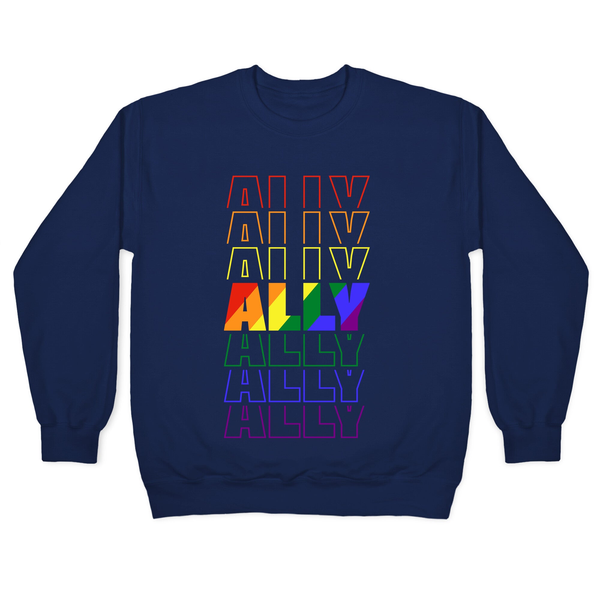 Ally LGBTQ Crewneck Sweatshirt