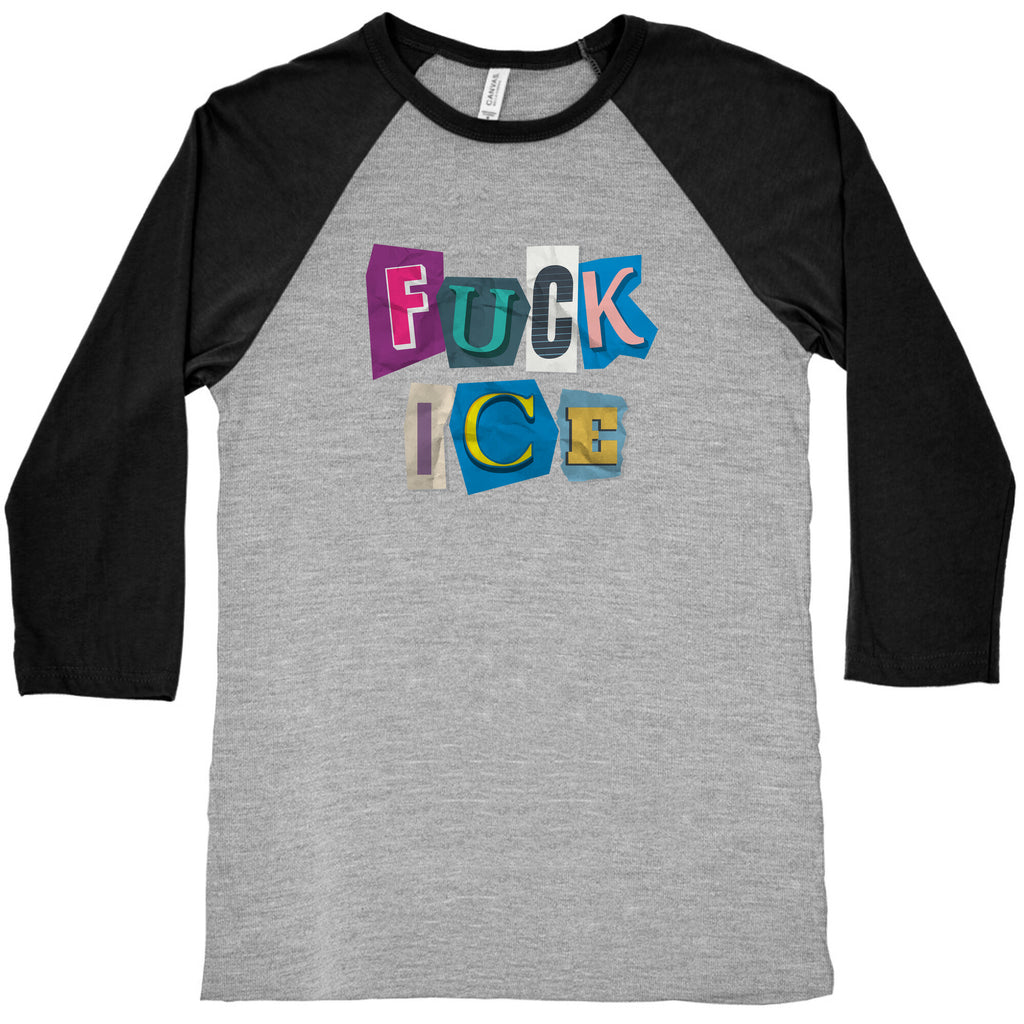 Fuck ICE Baseball Tee