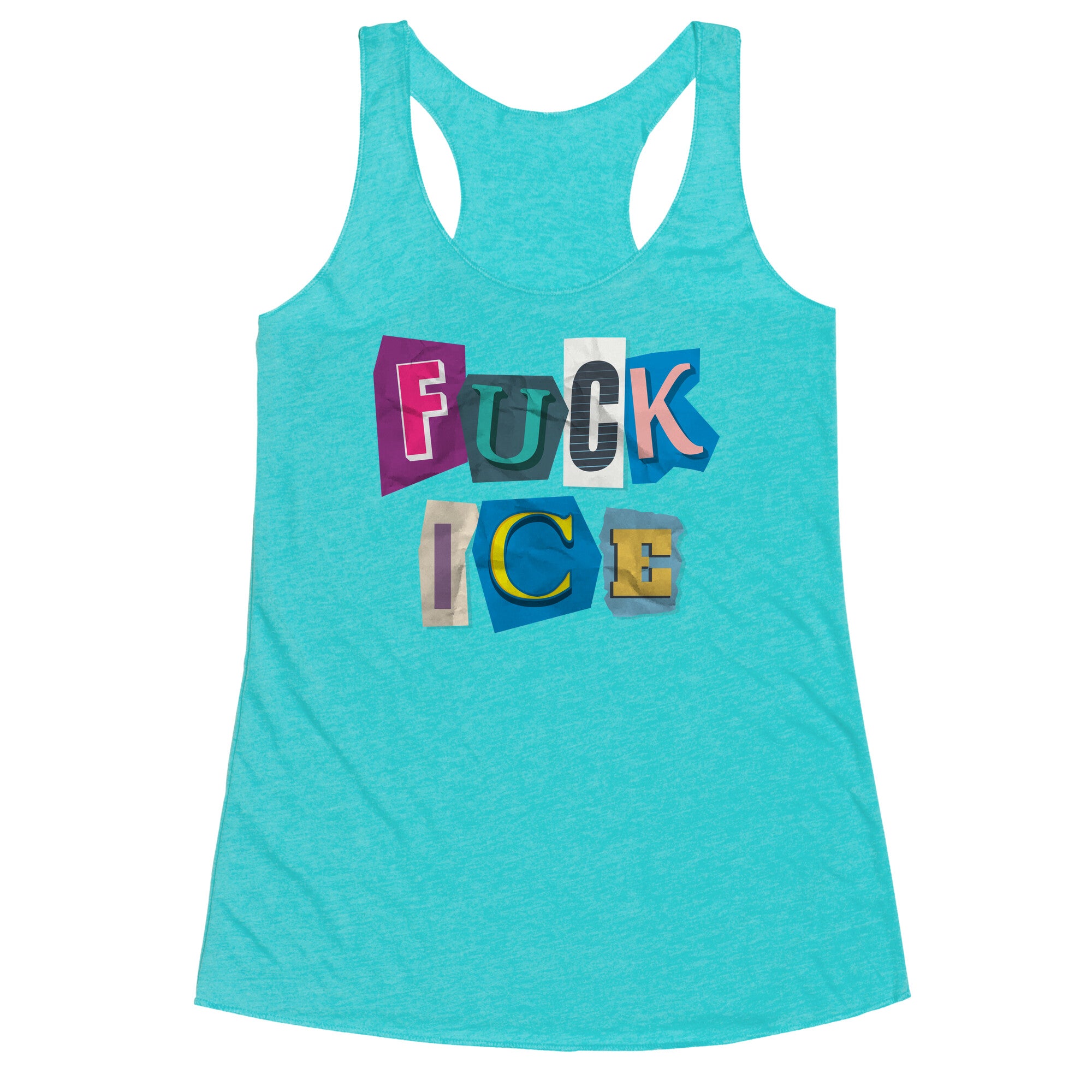 Fuck ICE Racerback Tank