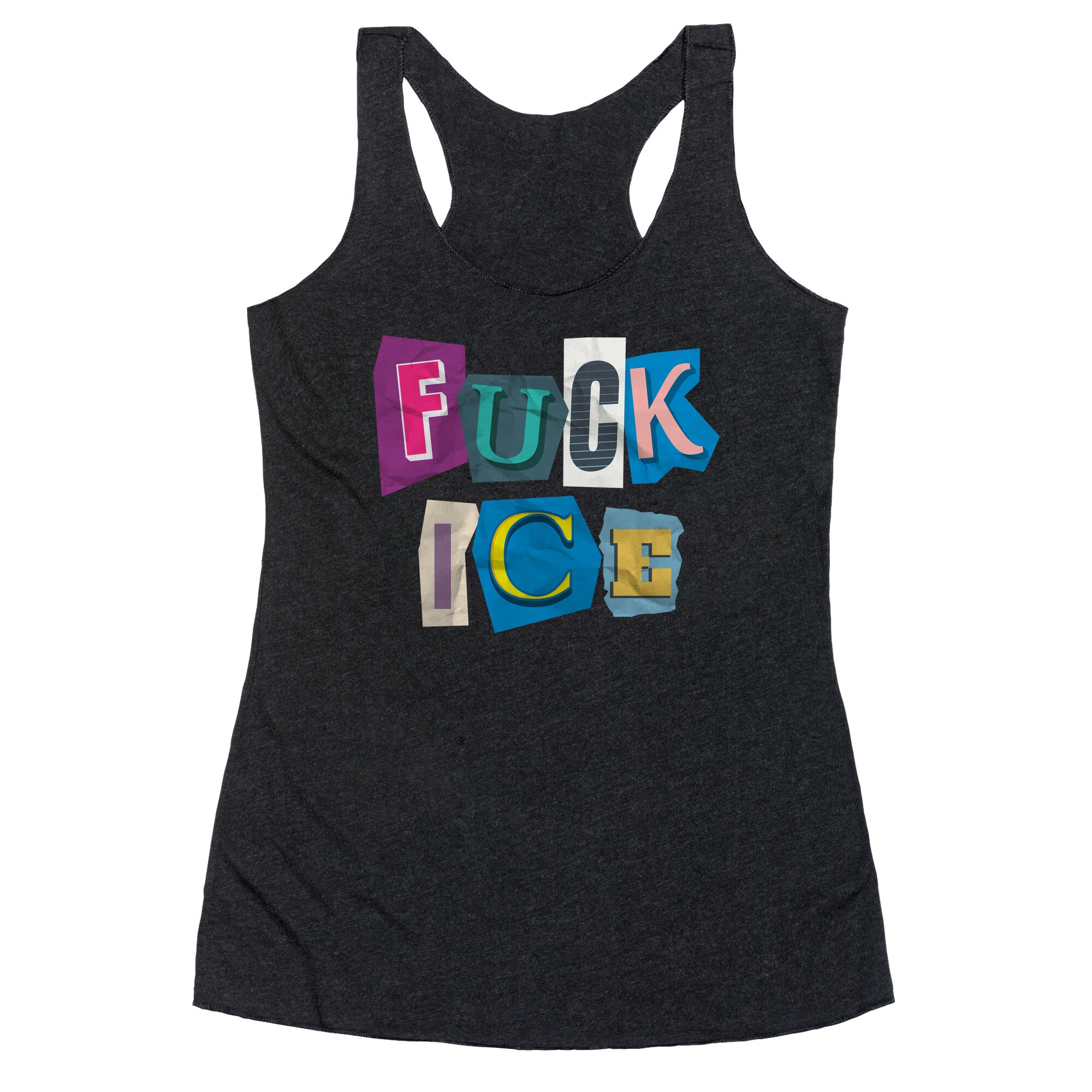 Fuck ICE Racerback Tank