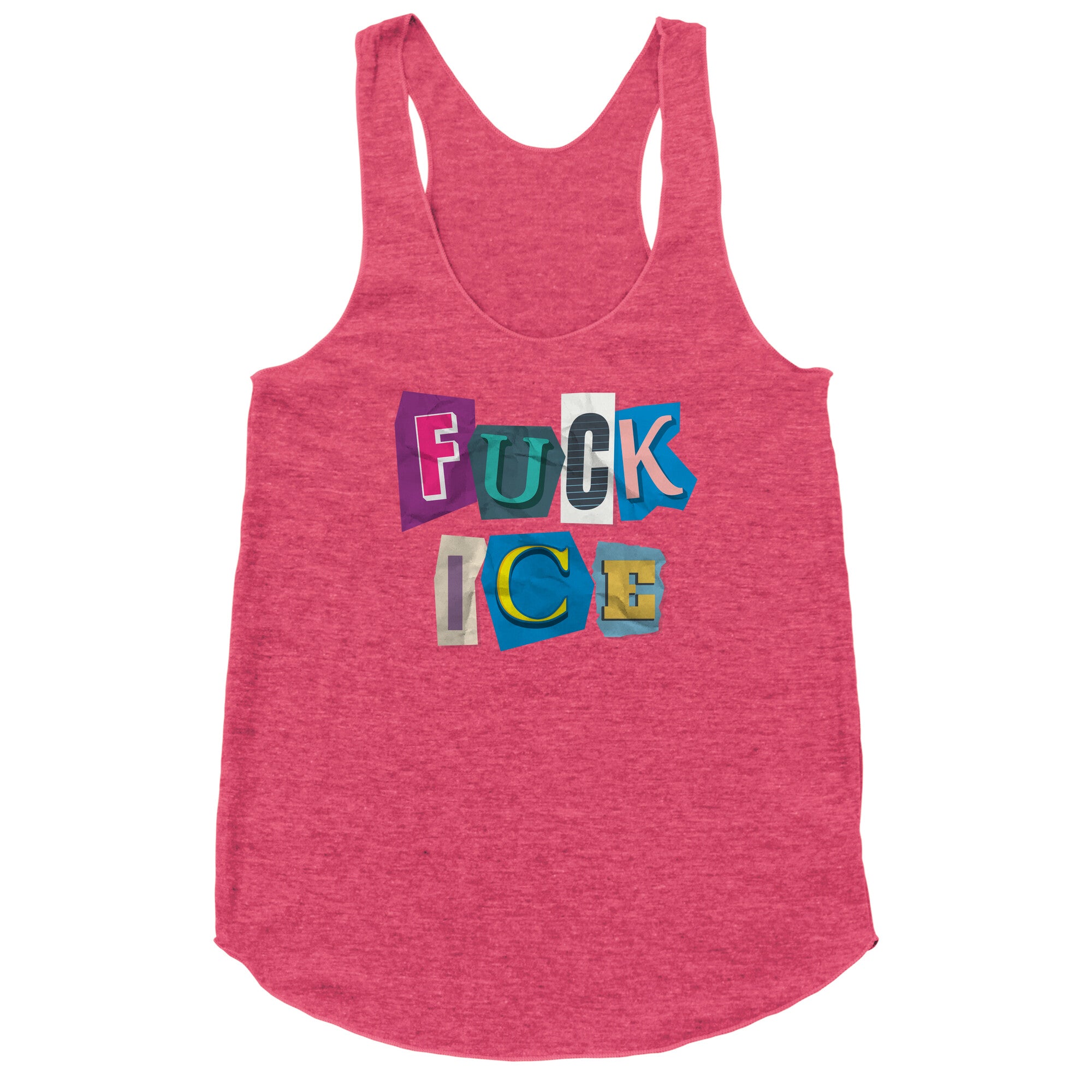Fuck ICE Racerback Tank