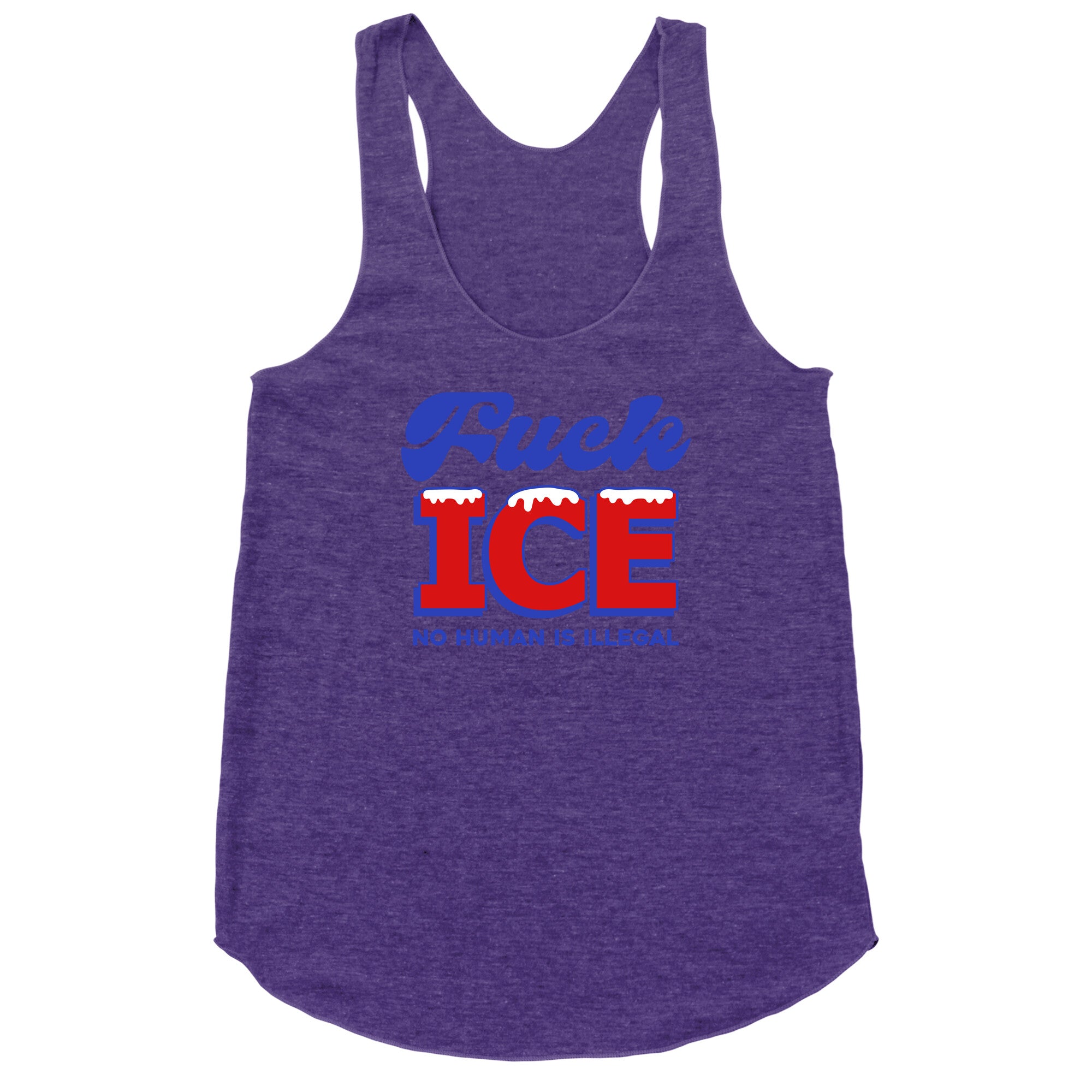 Fuck ICE Racerback Tank