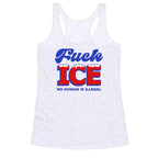 Fuck ICE Racerback Tank