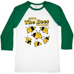 Save The Bees Boobees Baseball Tee