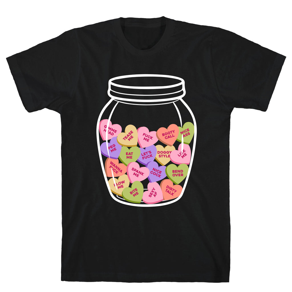 Candy Hearts NSFW T-Shirt