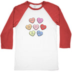 Sarcastic Candy Hearts Baseball Tee