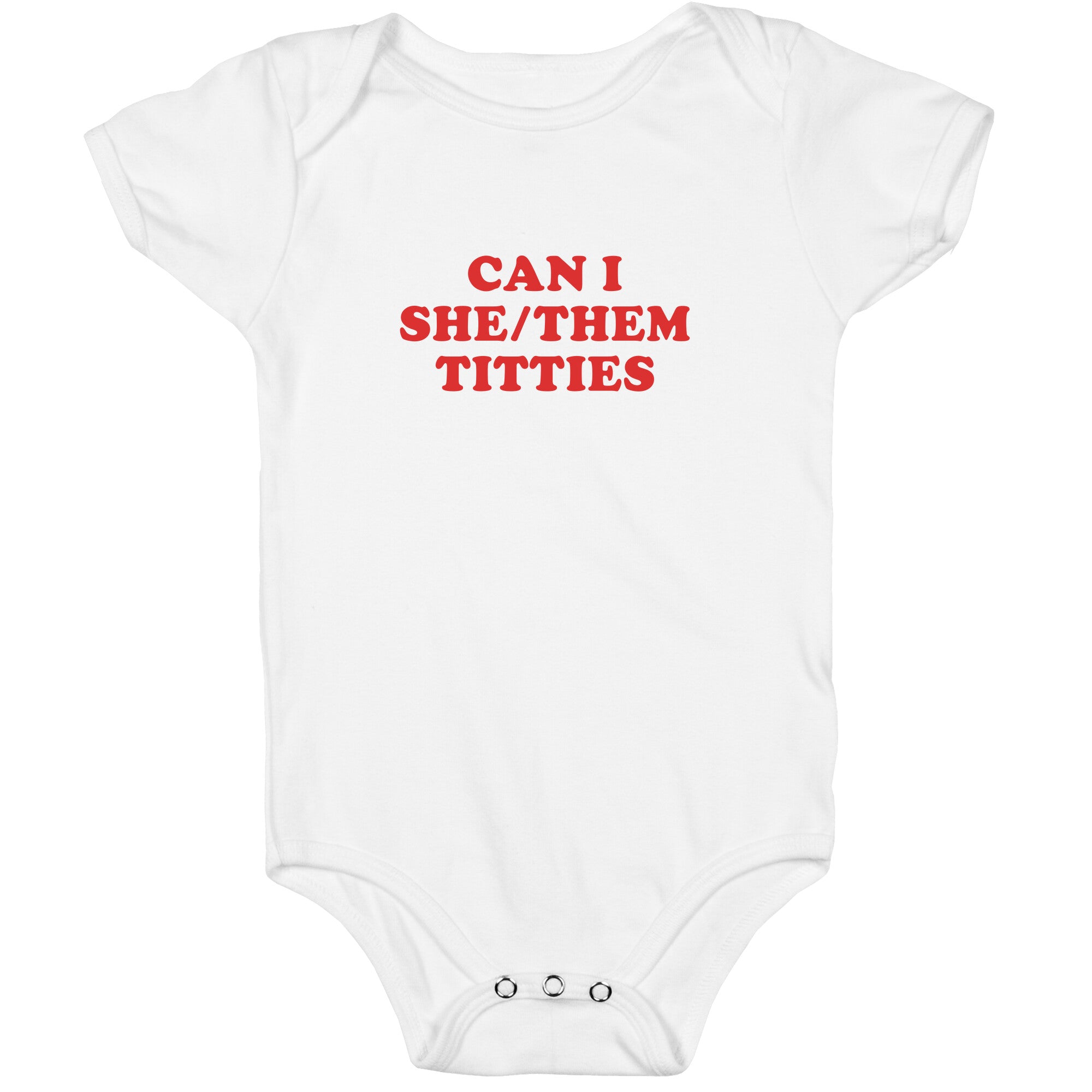 Can I She/Them Titties? Baby One-Piece