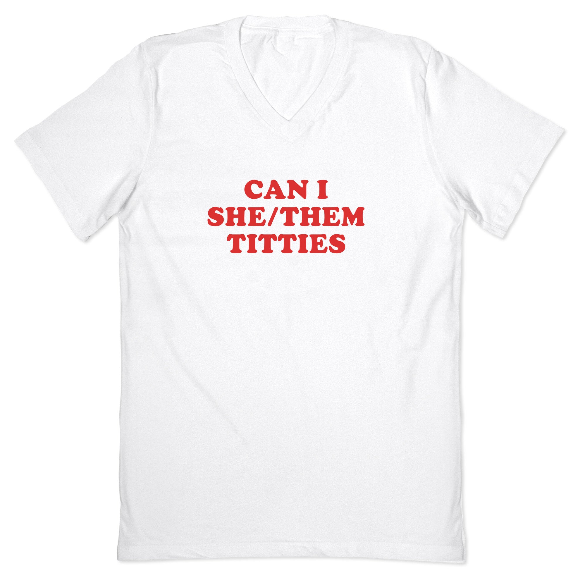 Can I She/Them Titties? V-Neck