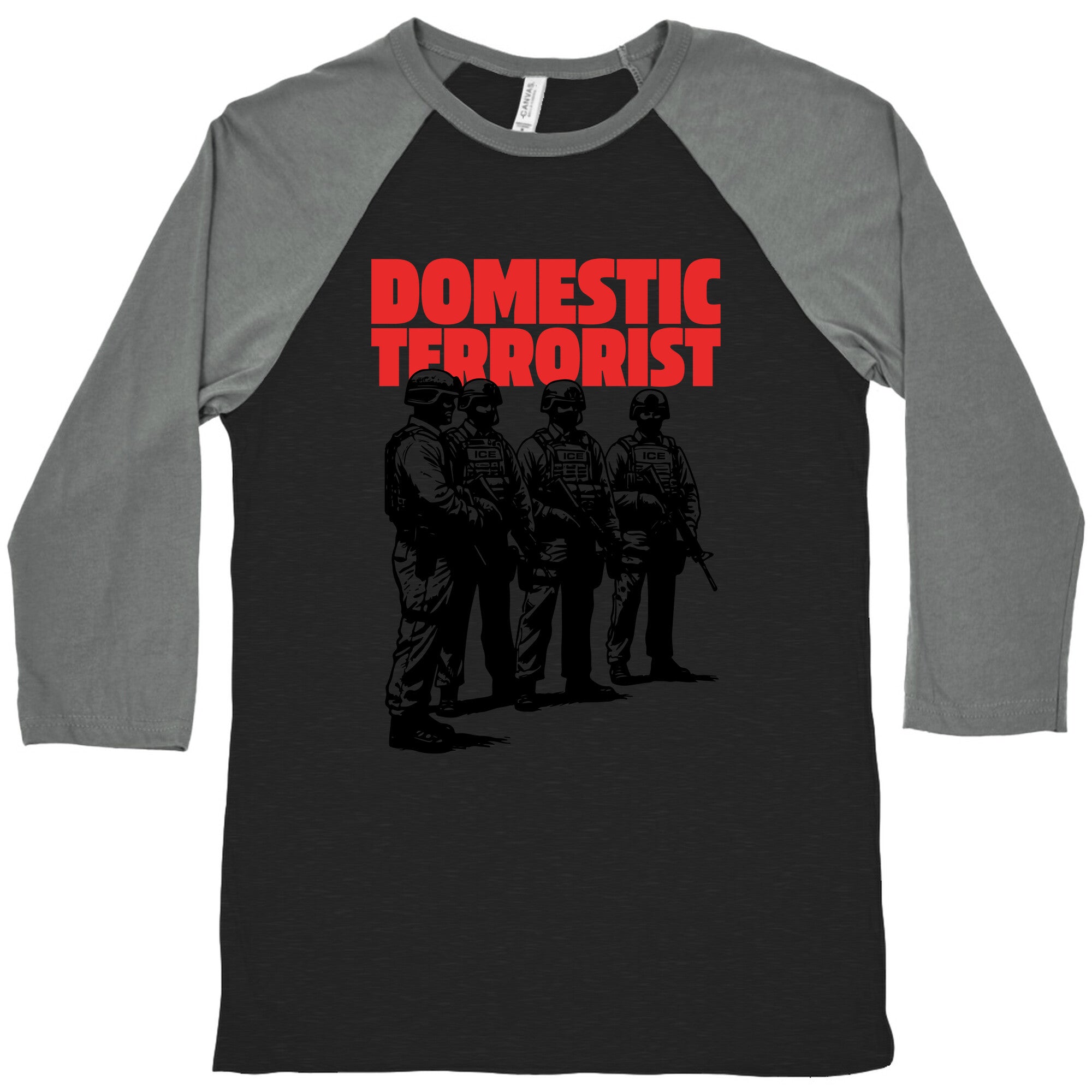 Domestic Terrorist Baseball Tee