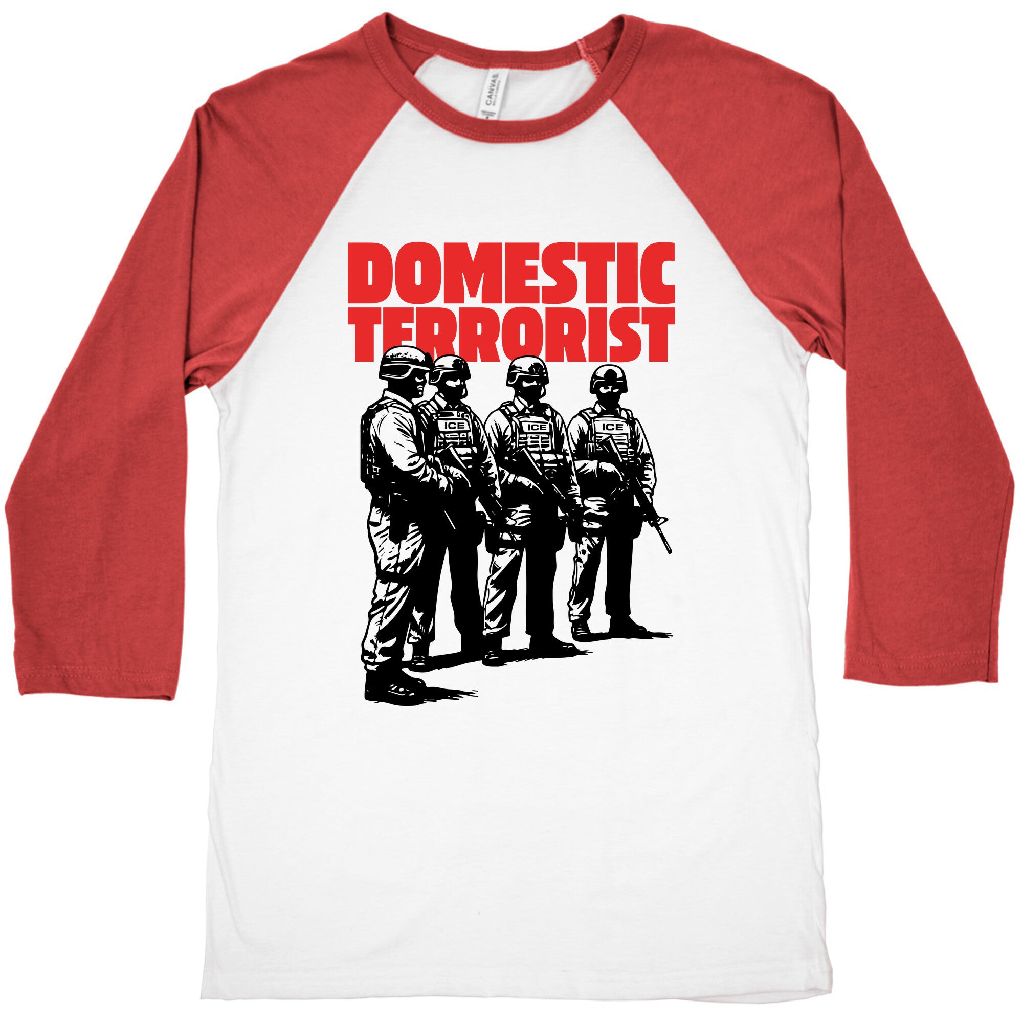 Domestic Terrorist Baseball Tee