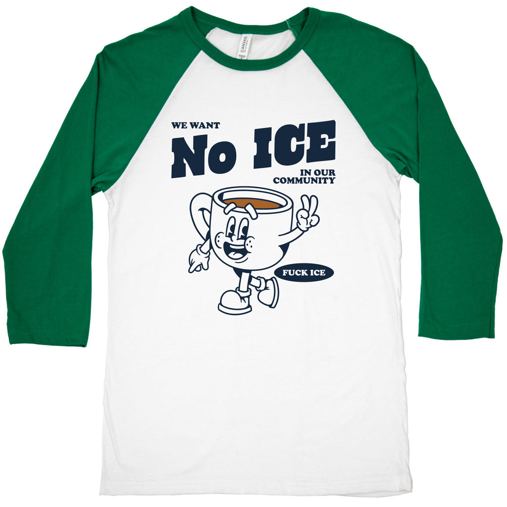 No ICE Baseball Tee