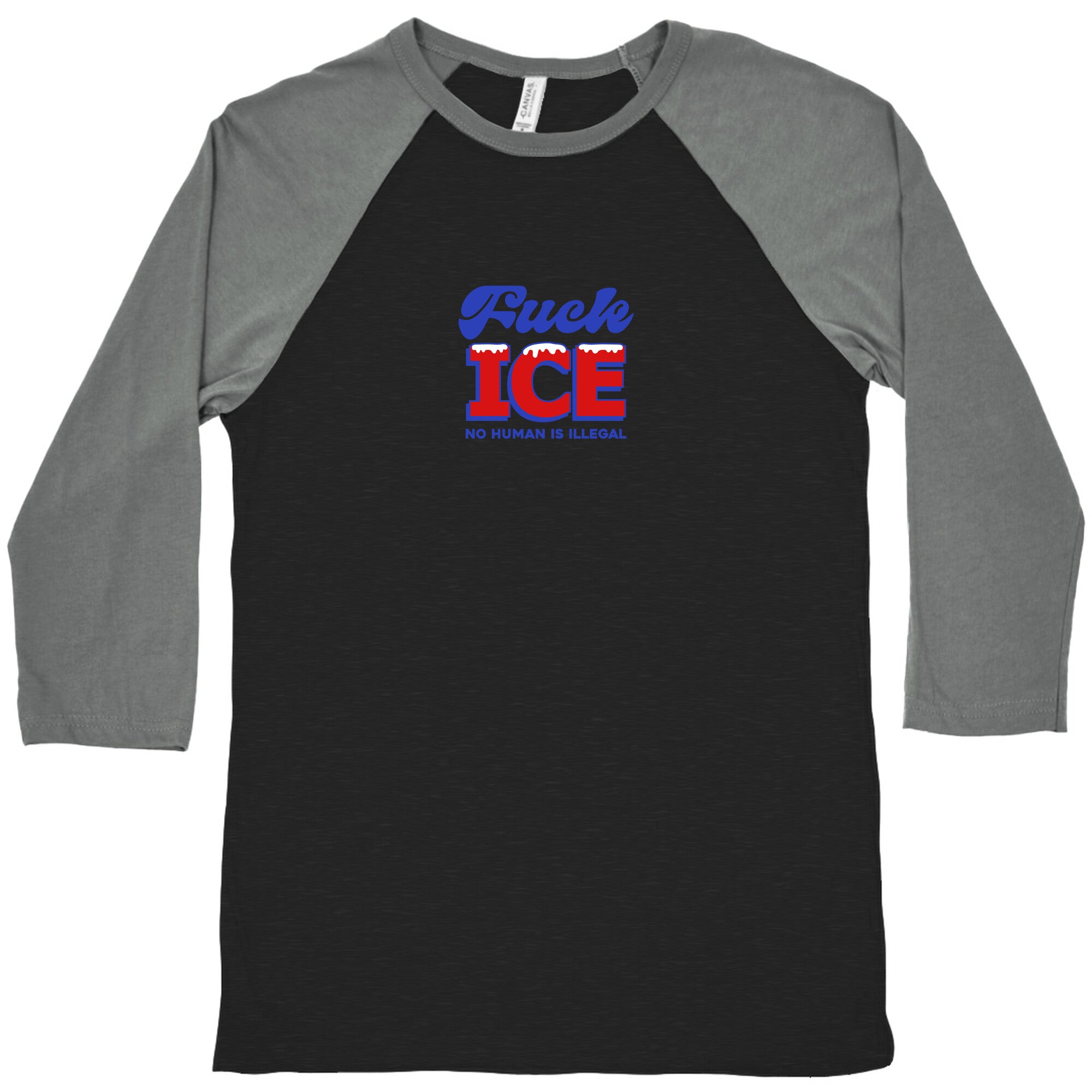 Fuck ICE Baseball Tee