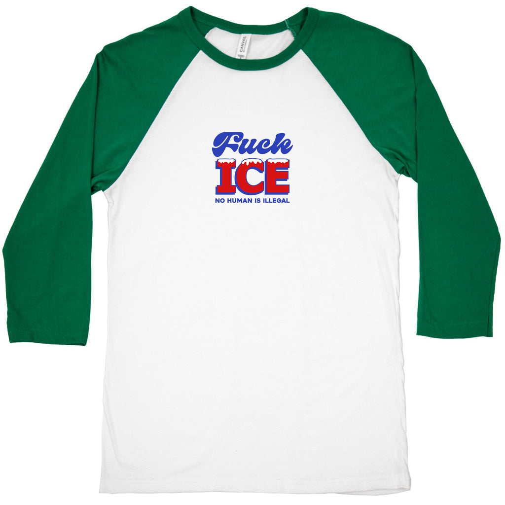 Fuck ICE Baseball Tee