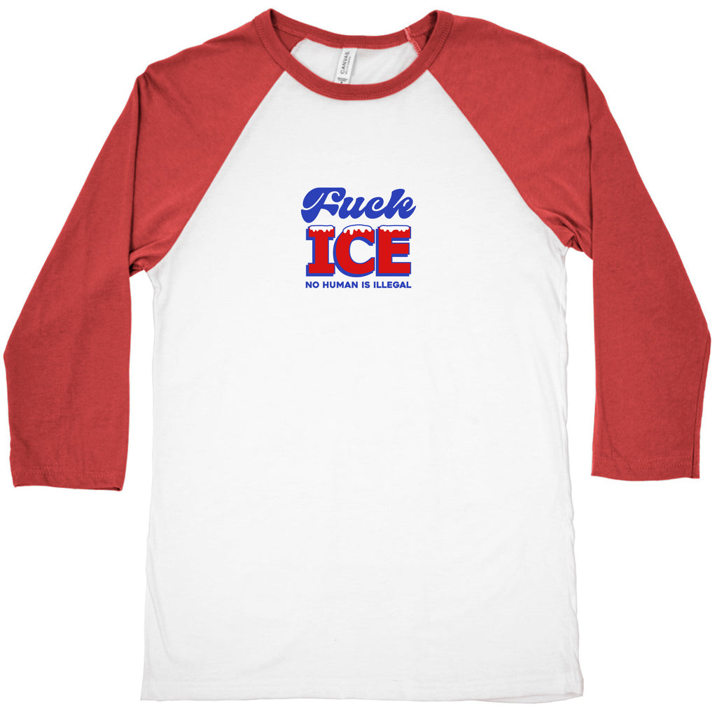 Fuck ICE Baseball Tee