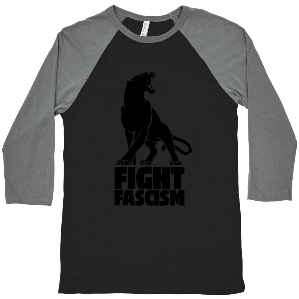 Fight Fascism Baseball Tee