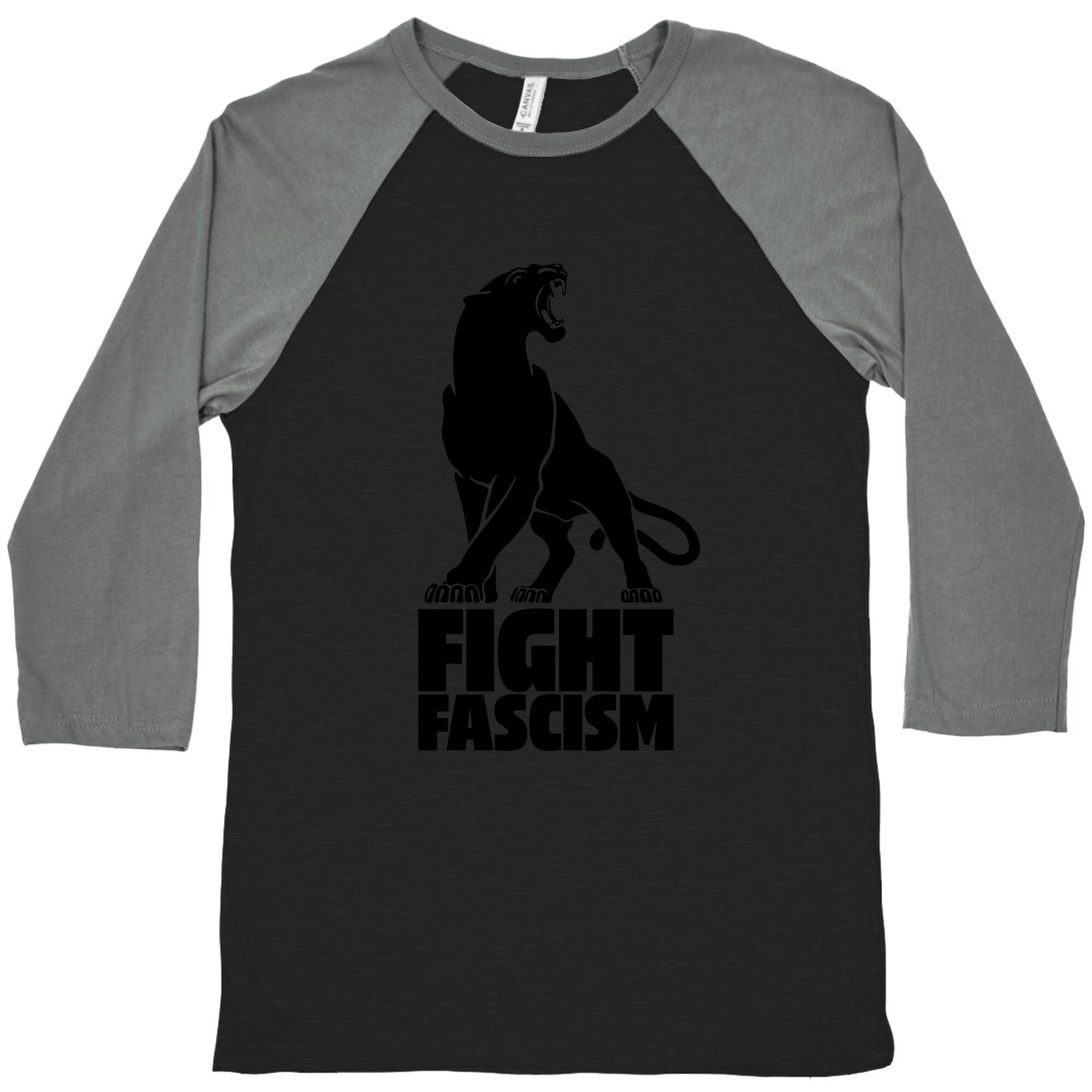 Fight Fascism Baseball Tee