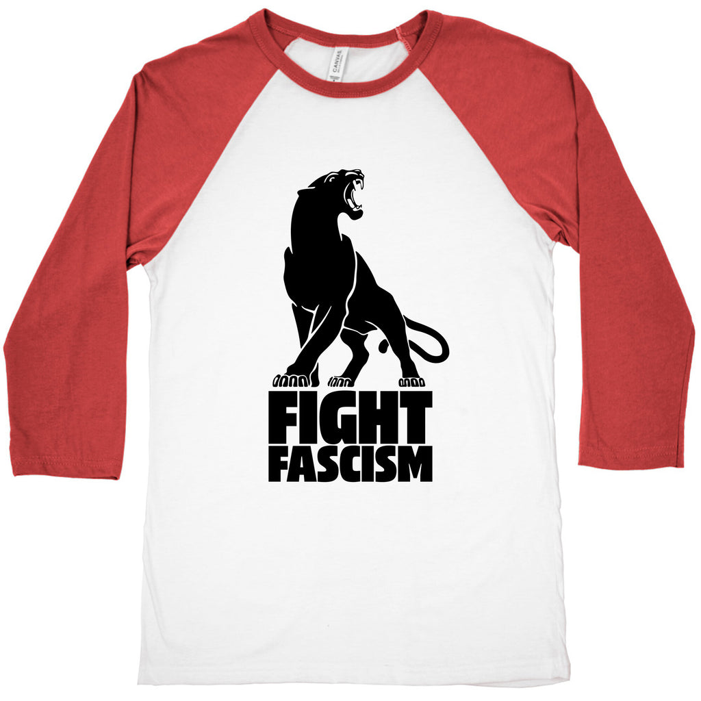 Fight Fascism Baseball Tee