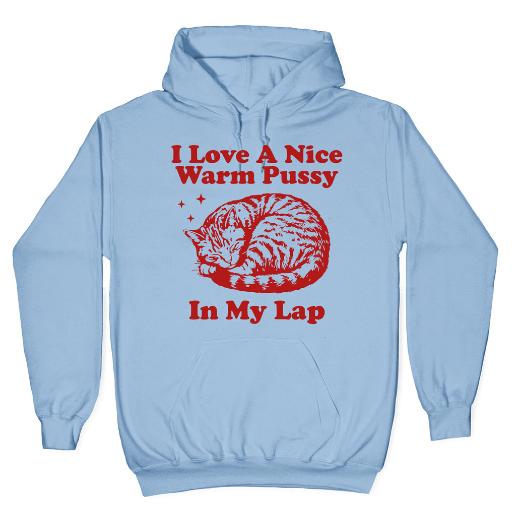 I Love A Nice Warm Pussy In My Lap Hoodie
