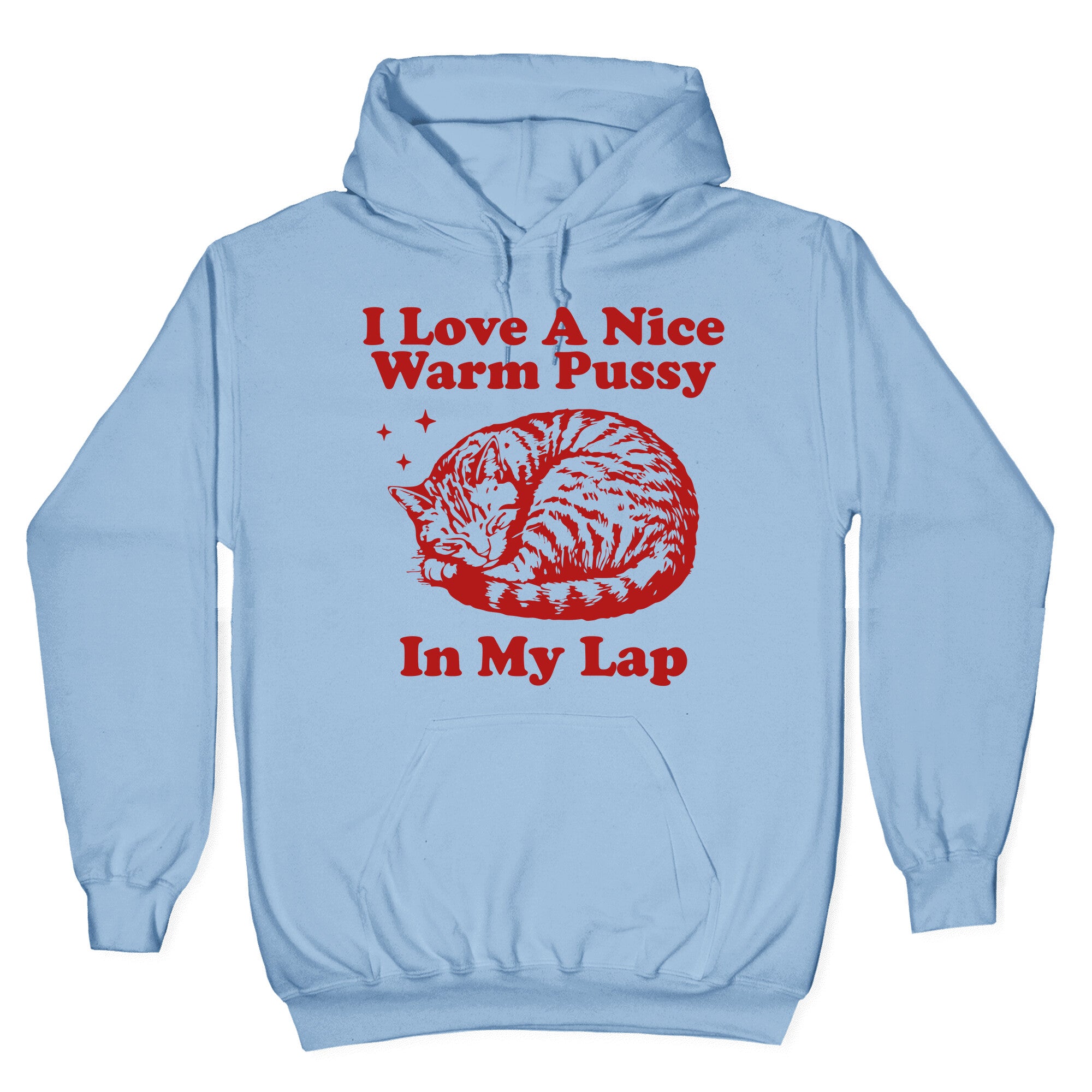 I Love A Nice Warm Pussy In My Lap Hoodie
