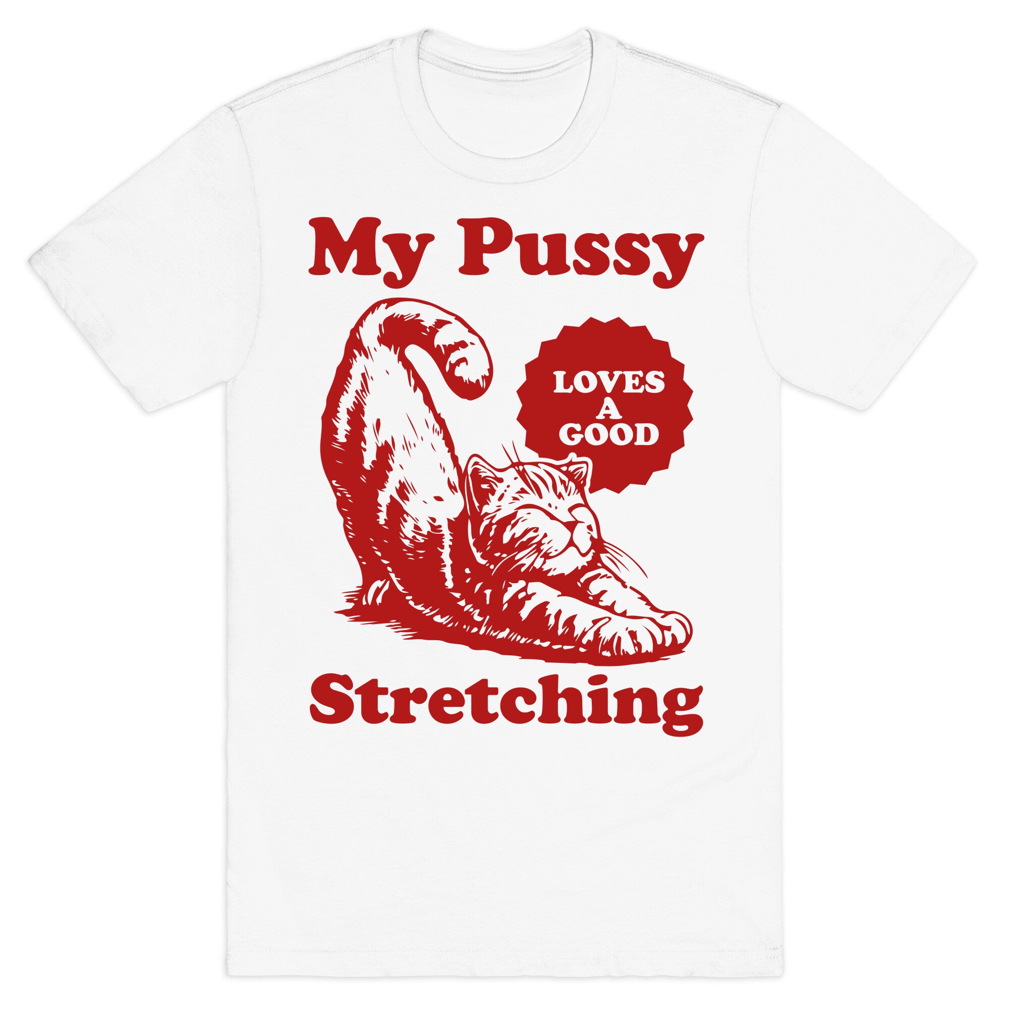 My Pussy Loves A Good Stretching T-Shirt