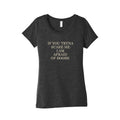 Afraid Of Boobs Womens Triblend Tee