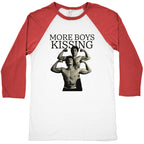 More Boys Kissing Baseball Tee