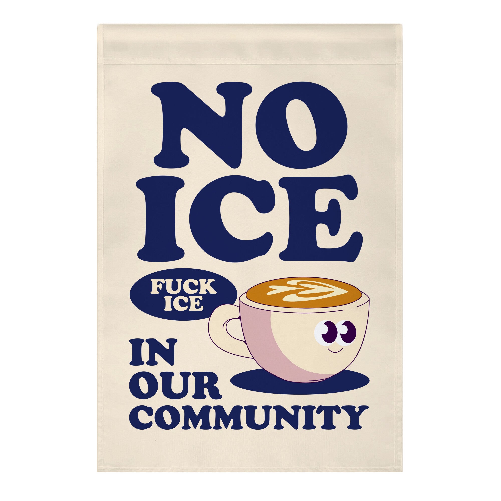 No Ice In Our Community Garden Flag