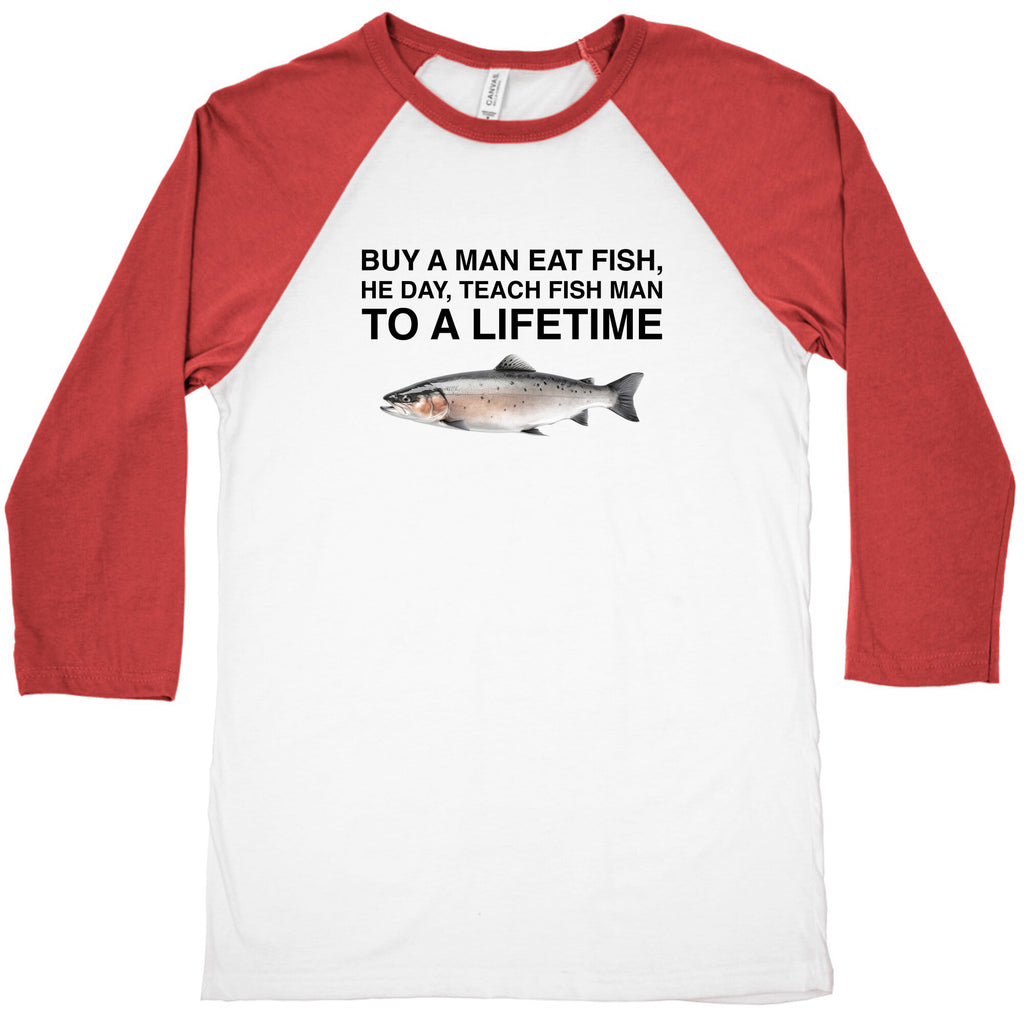 Fish Baseball Tee