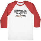 Fish Baseball Tee