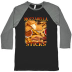 Mozzarella Sticks Baseball Tee