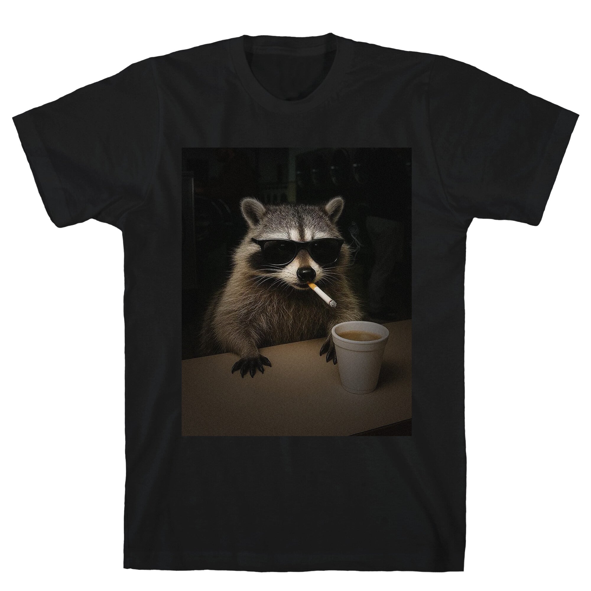 Coffee Raccoon T-Shirt