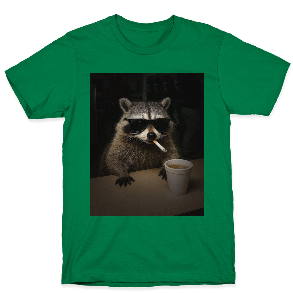 Coffee Raccoon T-Shirt