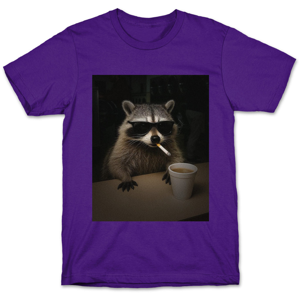 Coffee Raccoon T-Shirt