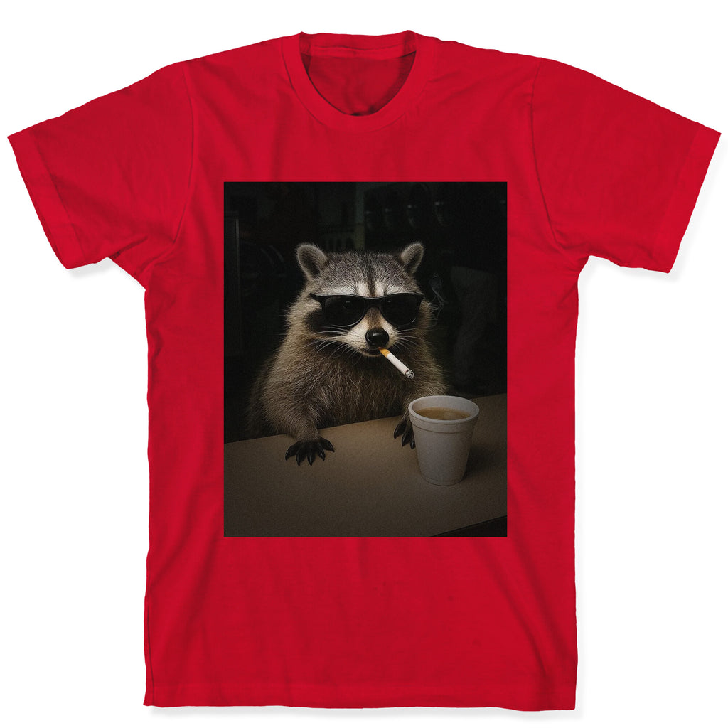 Coffee Raccoon T-Shirt