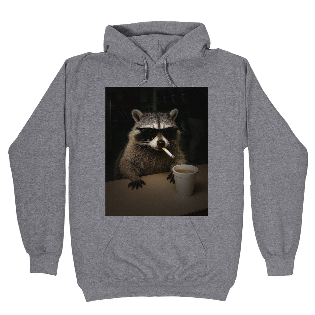 Coffee Raccoon Hoodie