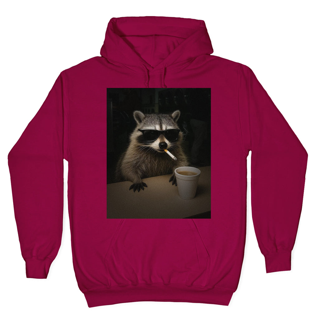Coffee Raccoon Hoodie
