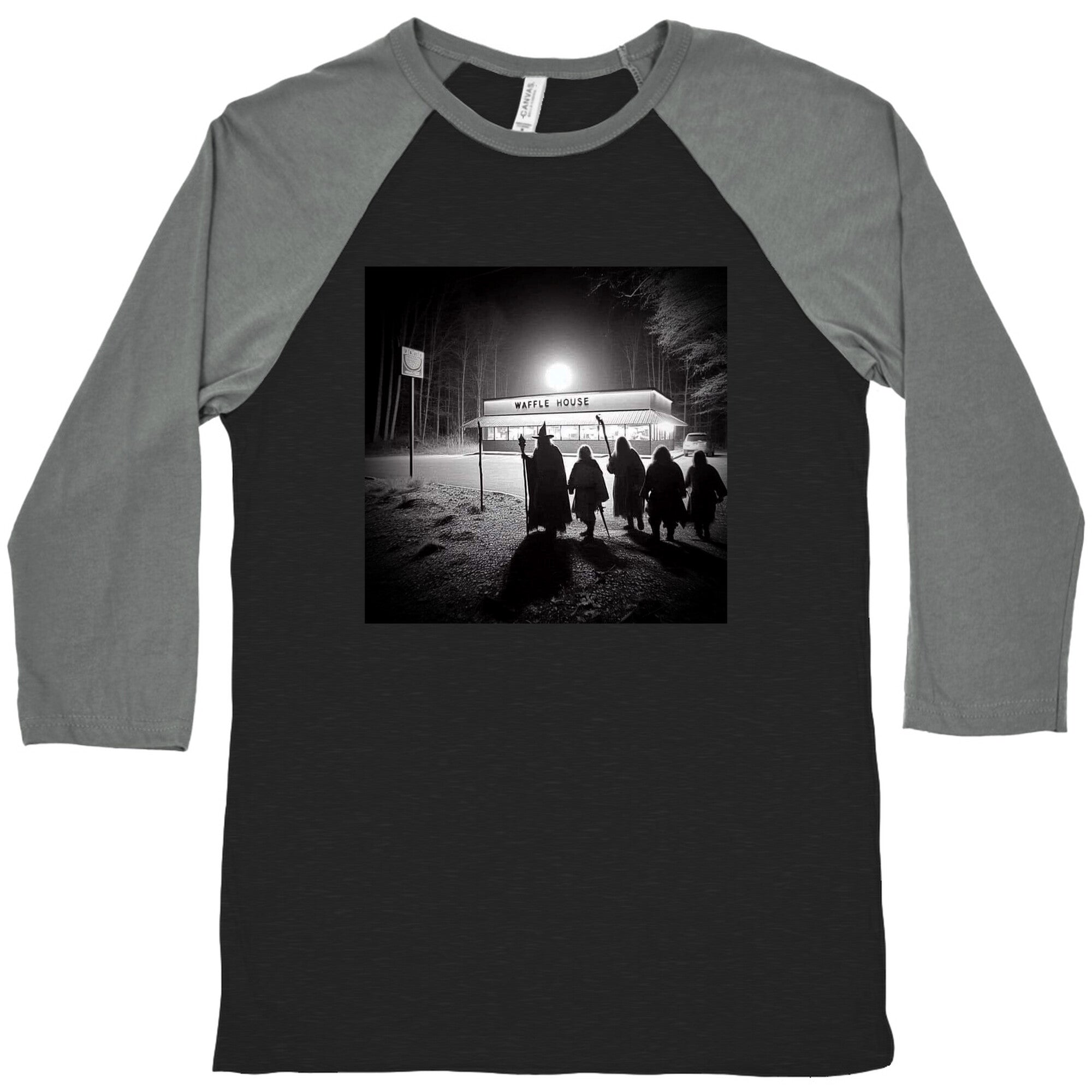 Fellowship Of The Waffle House Baseball Tee