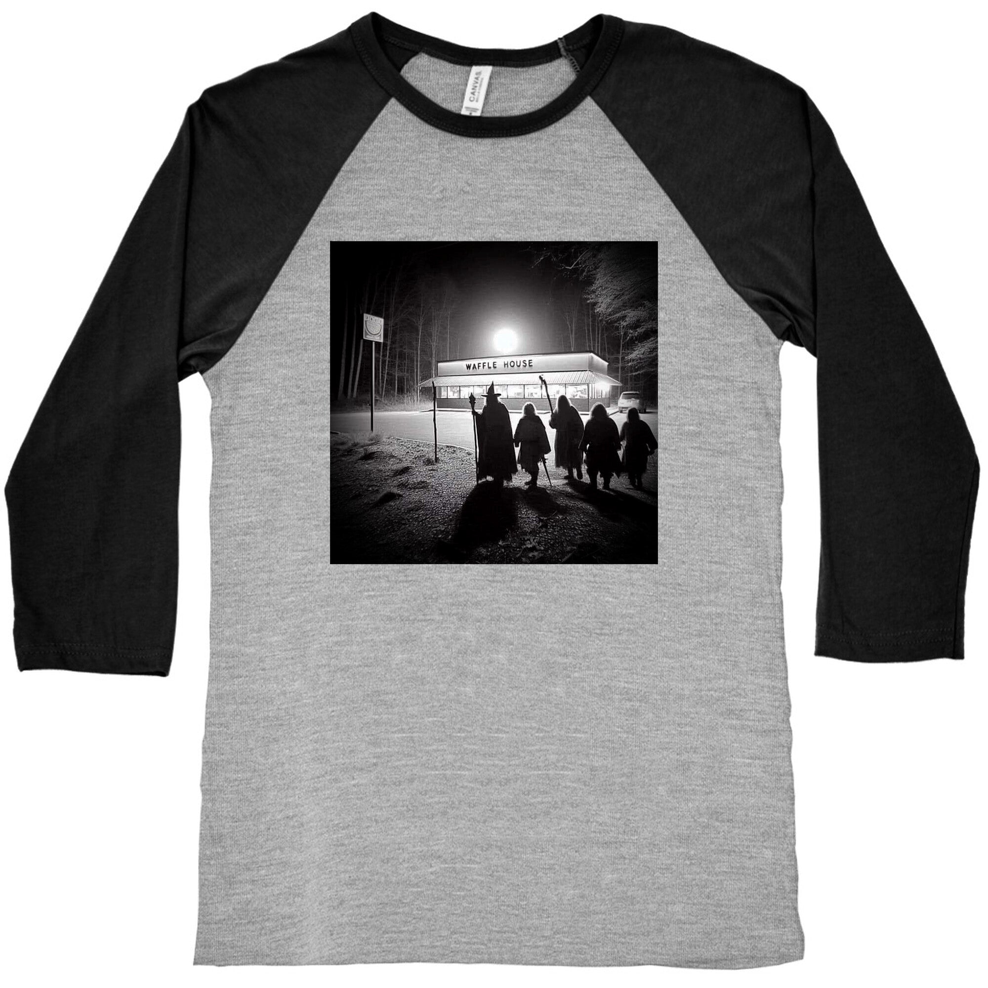 Fellowship Of The Waffle House Baseball Tee