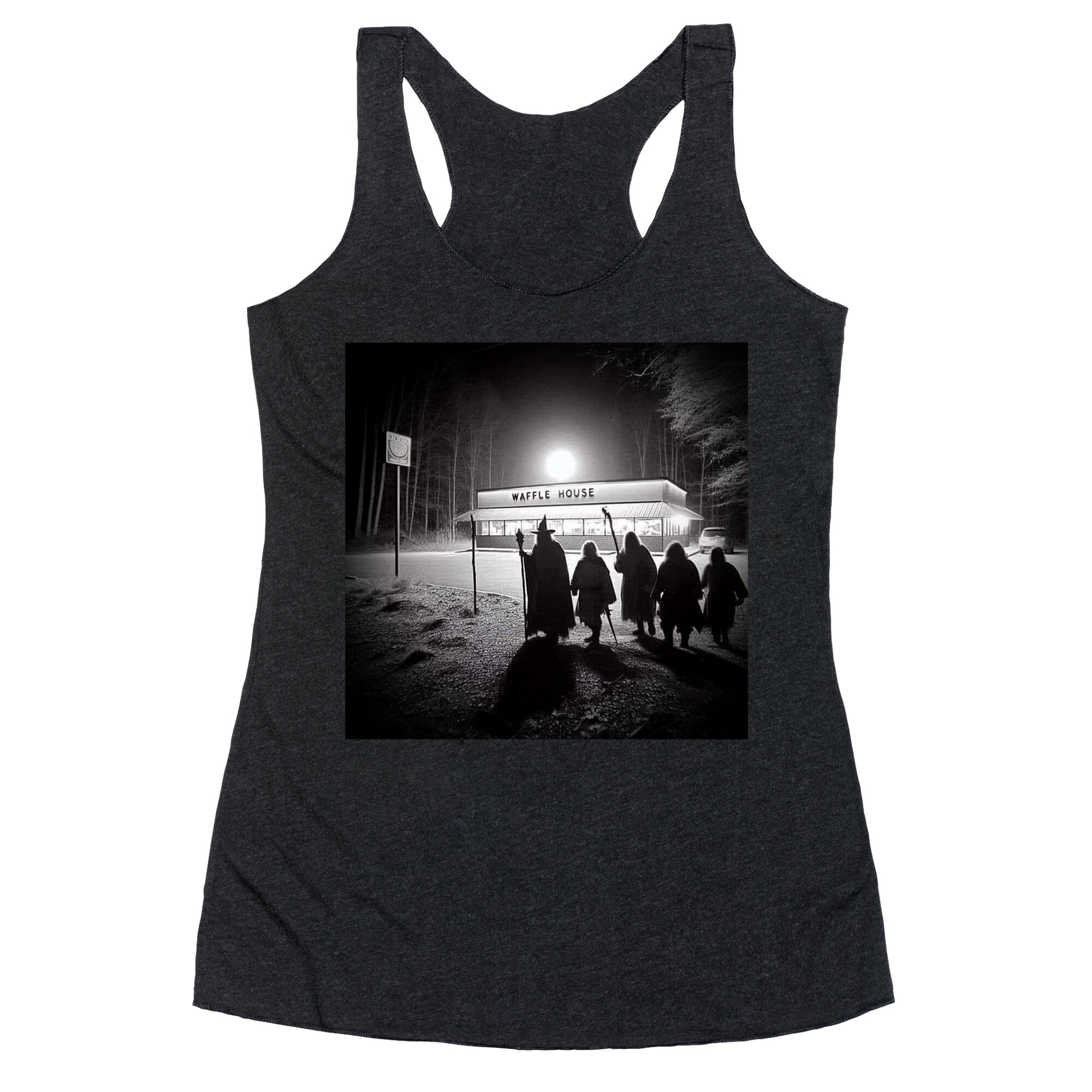 Fellowship Of The Waffle House Racerback Tank