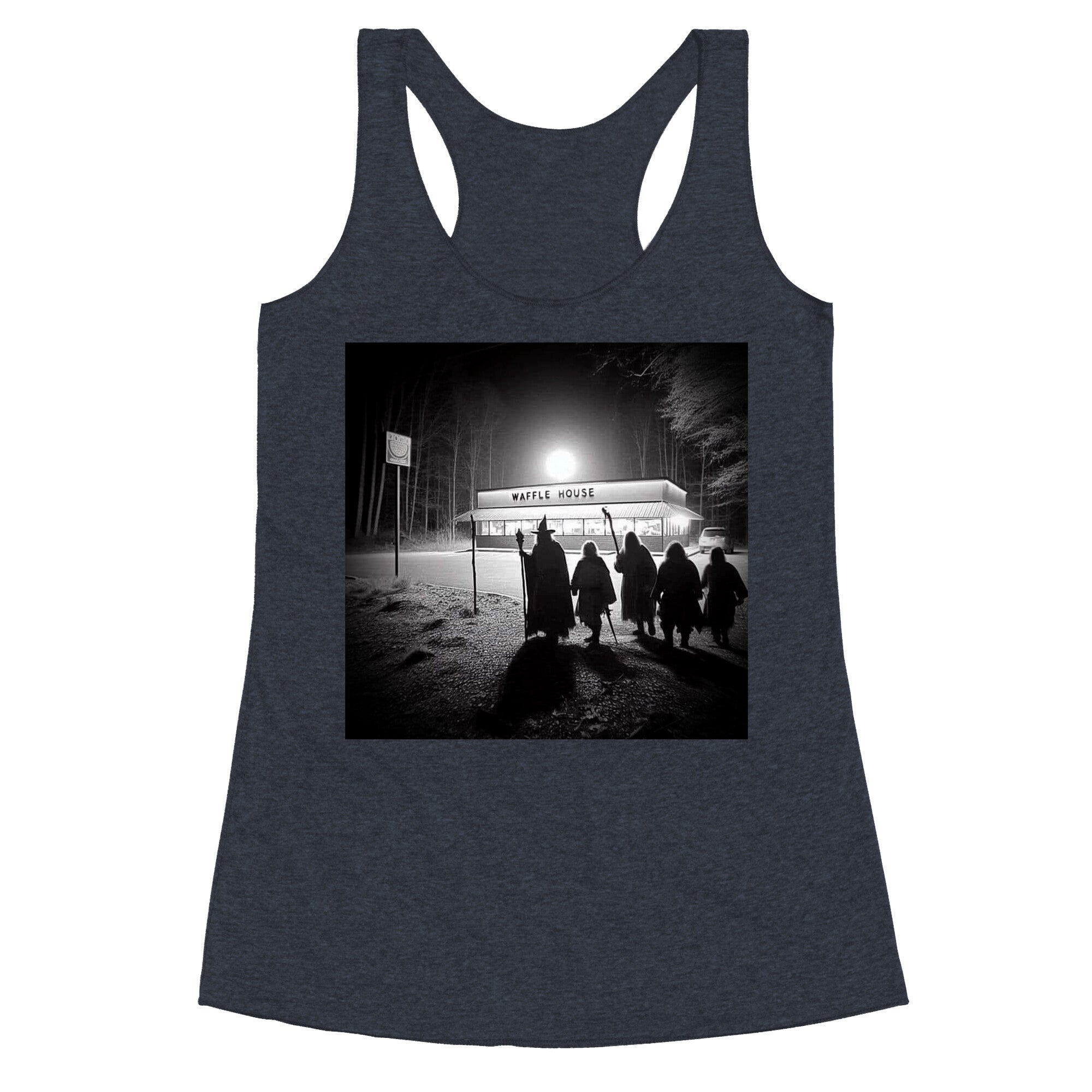 Fellowship Of The Waffle House Racerback Tank