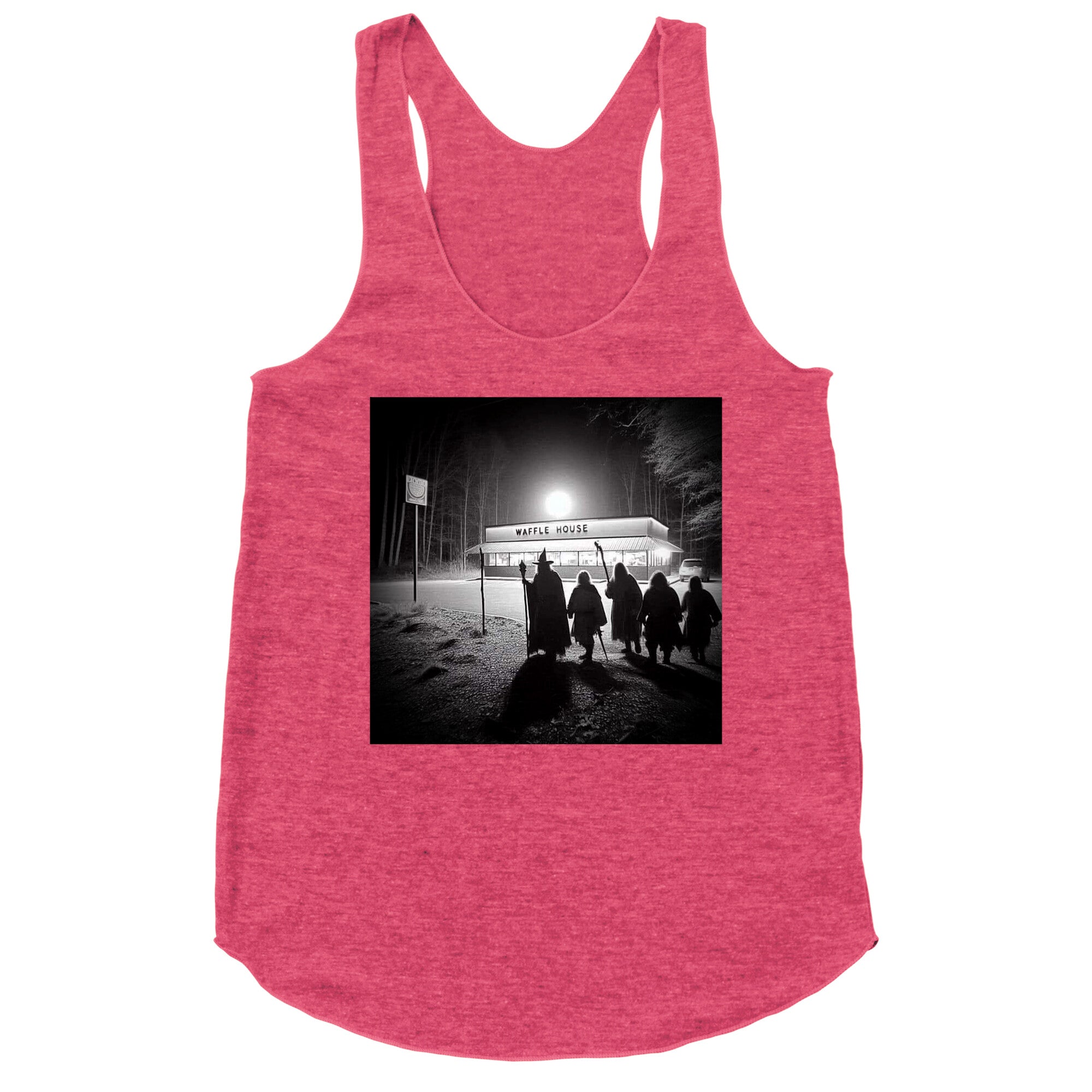 Fellowship Of The Waffle House Racerback Tank
