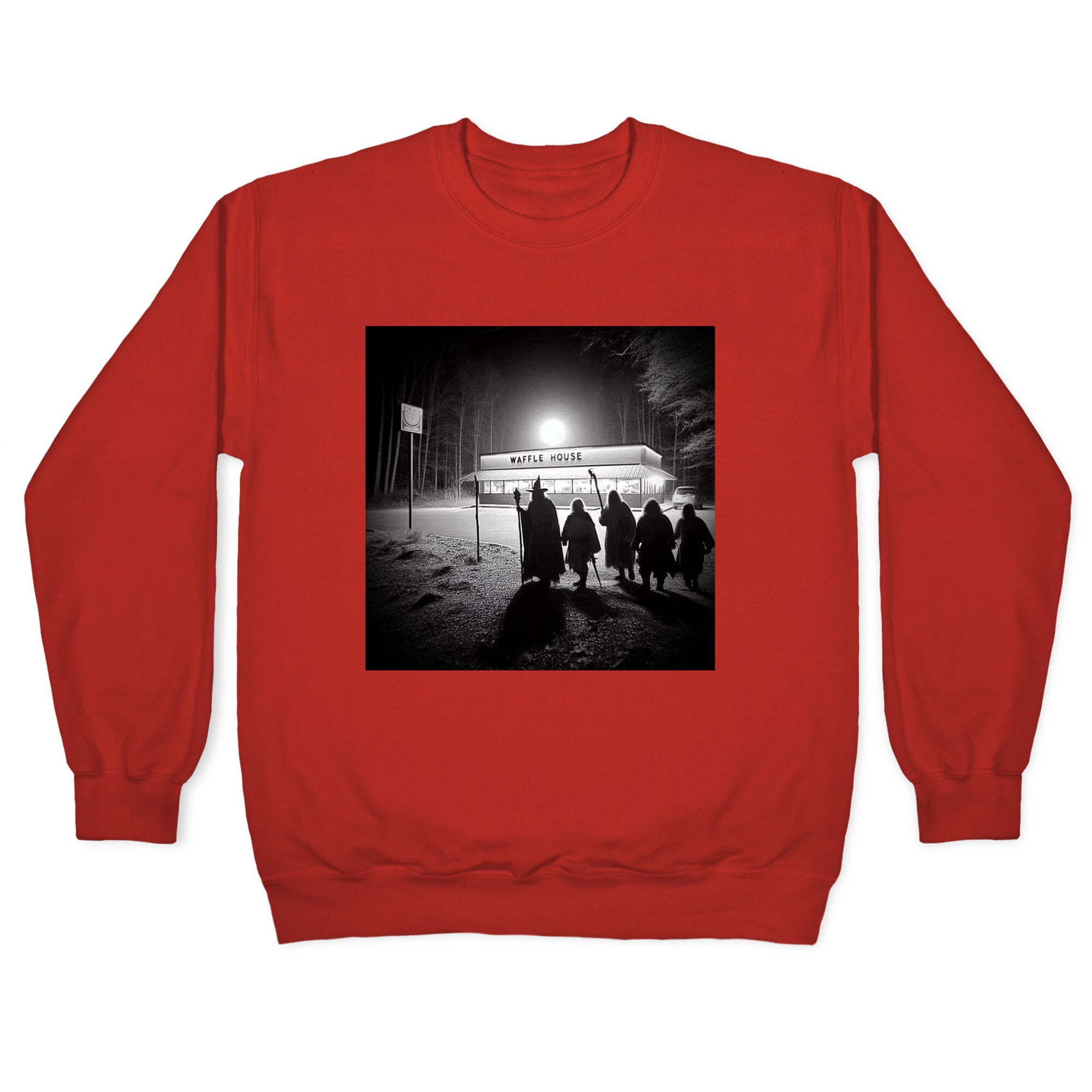 Fellowship Of The Waffle House Crewneck Sweatshirt