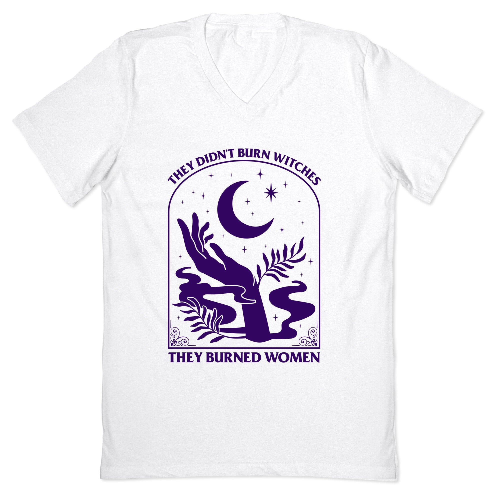 They Burned Women V-Neck