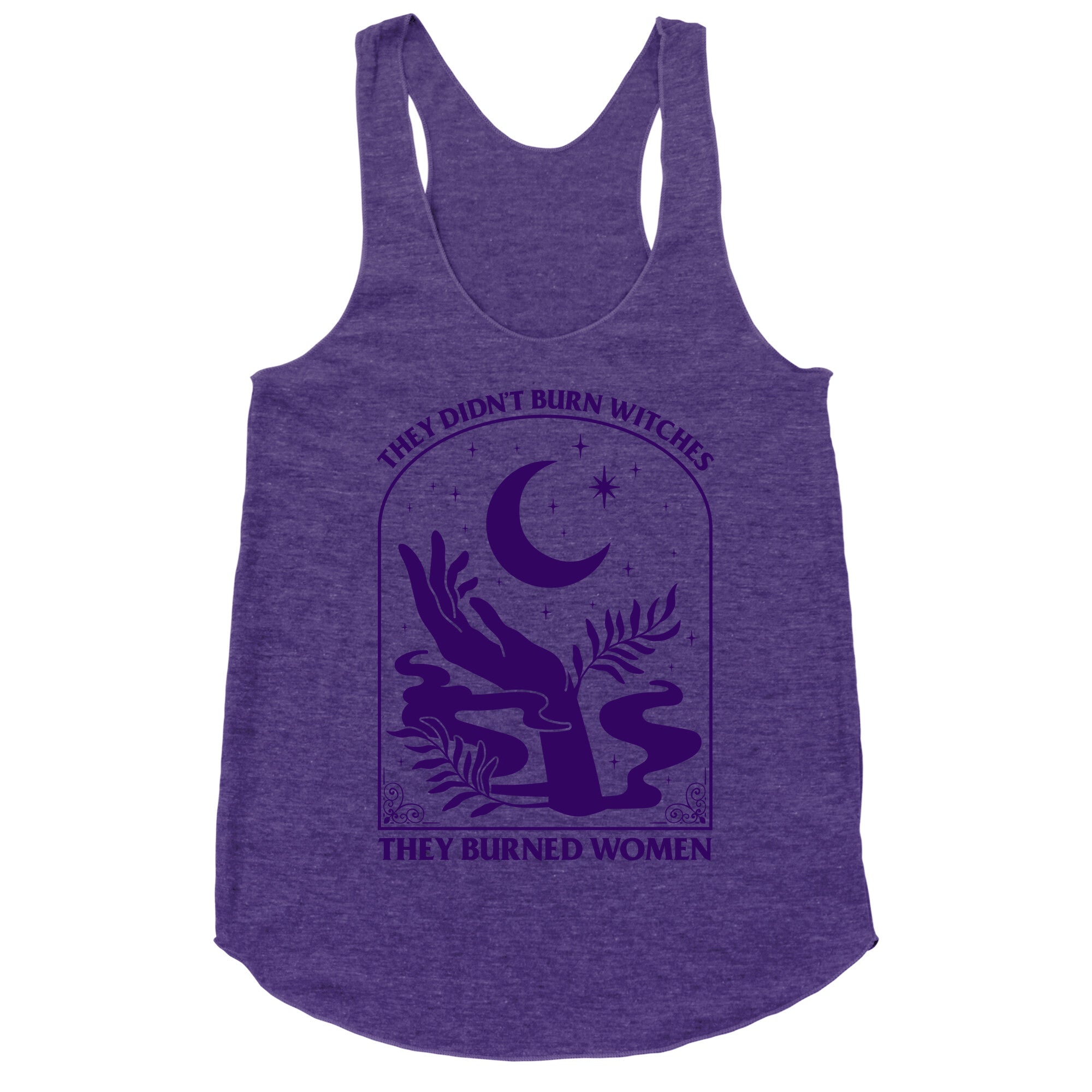 They Burned Women Racerback Tank