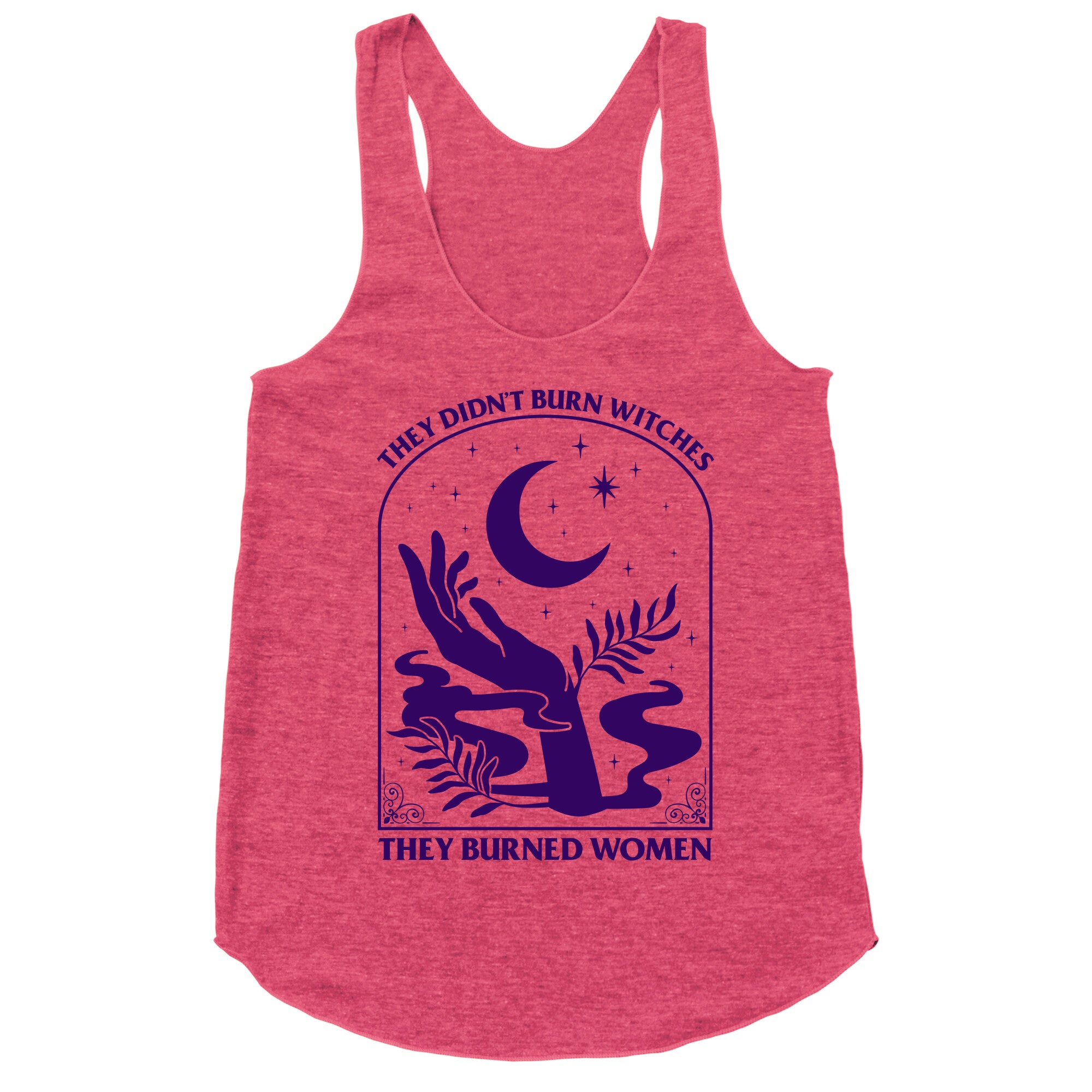 They Burned Women Racerback Tank
