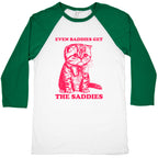 Even Baddies Get The Saddies Baseball Tee